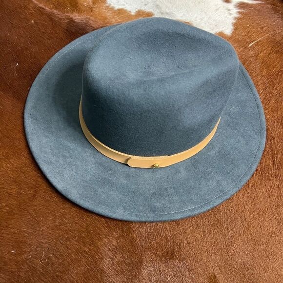 NWT LACK OF COLOR FREE PEOPLE GREY ROCCO HAT  Size Medium main image 3